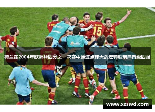 荷兰在2004年欧洲杯四分之一决赛中通过点球大战逆转胜瑞典晋级四强